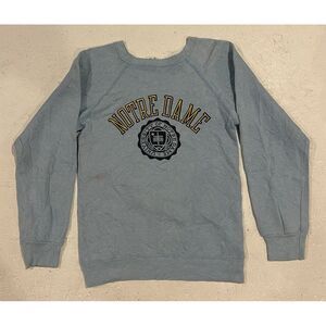Vintage 80s Notre Dame Small Crewneck‎ Collegiate Pullover Sweater Champion